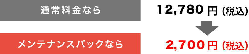 メンテナンスパックがお得-1