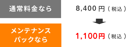 メンテナンスパックがお得-2