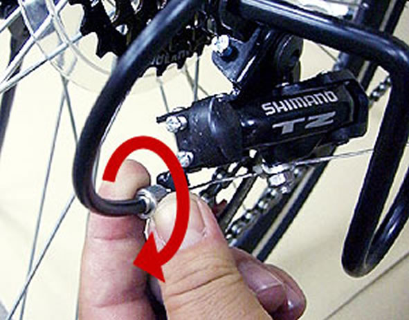 自転車ギアの調整方法