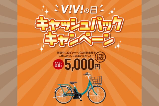 【ViViの日】キャッシュバックキャンペーン5000円キャッシュバック！！！